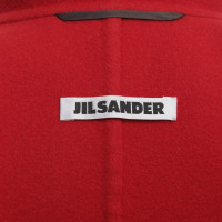 Jil Sander Cashmere jacket in red