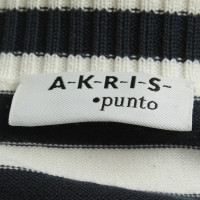 Akris top with stripe pattern