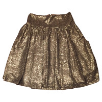 Michael Kors Sequin Skirt Gold
