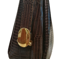 Hermès Umhängetasche aus Eidechsen-Leder