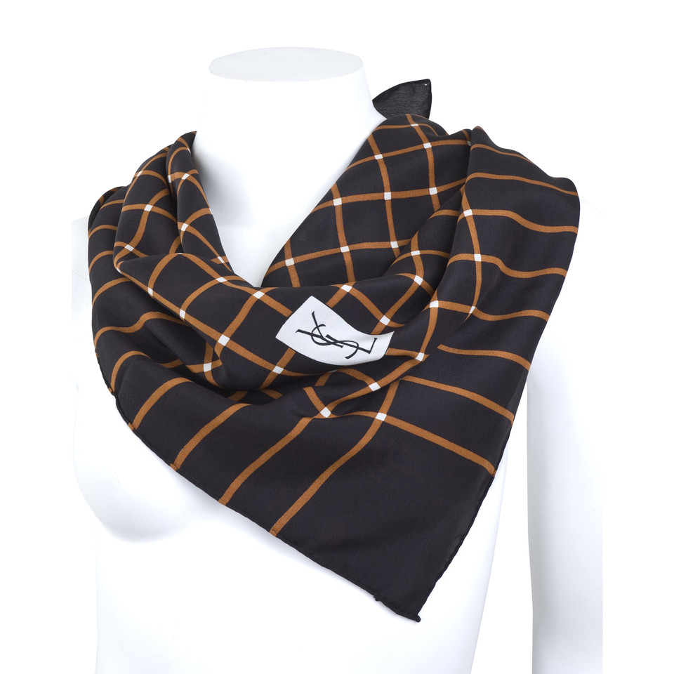 Yves Saint Laurent Vintage Zijden sjaal