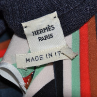 Hermès Top in lino/seta