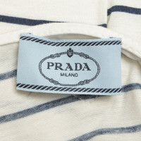 Prada Striped longsleeve Blue / White