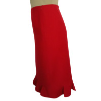 Valentino Garavani Skirt Wool in Red