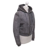 Burberry Lamb leather jacket in grey