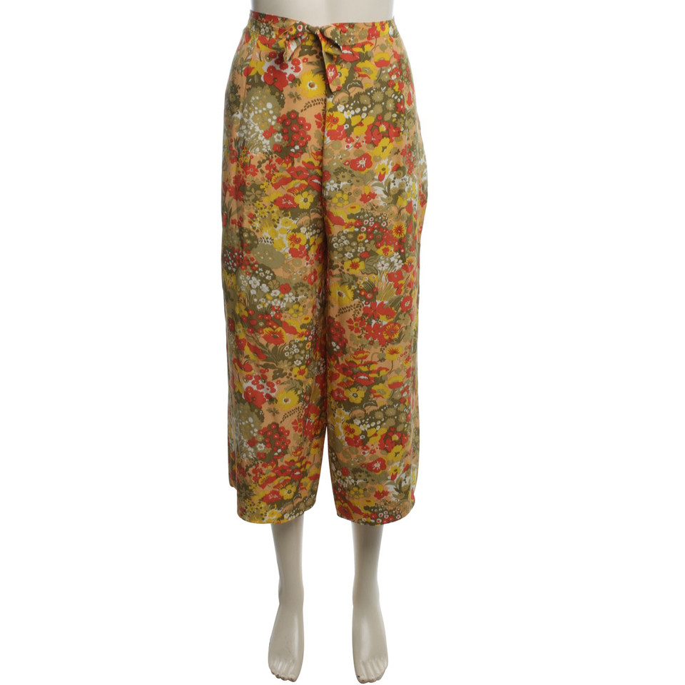 Christian Dior Short trousers with floral pattern