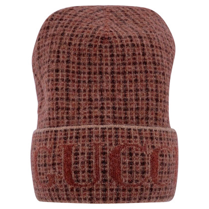 Gucci Hut/Mütze aus Wolle in Braun