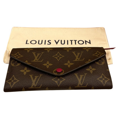 Louis Vuitton Täschchen/Portemonnaie aus Leder in Ocker