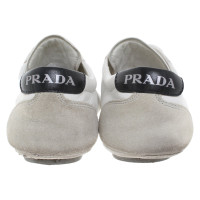 Prada Chaussures de sport en Cuir en Blanc