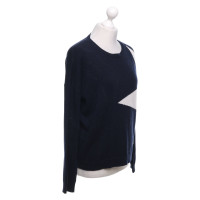 Ftc Sweater in dark blue / white