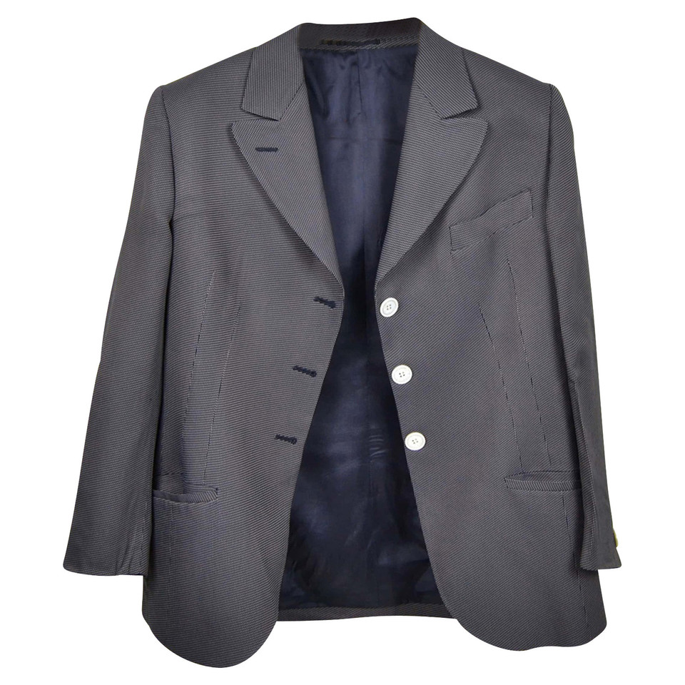 Burberry Jacket/Coat Viscose in Blue