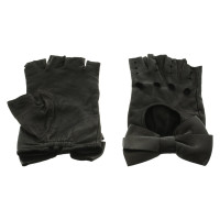 Valentino Garavani Handschoenen Leer in Zwart