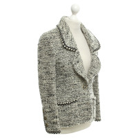 Chanel Giacca Boucle in bianco / nero