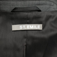 St. Emile Anzug aus Wolle in Grau