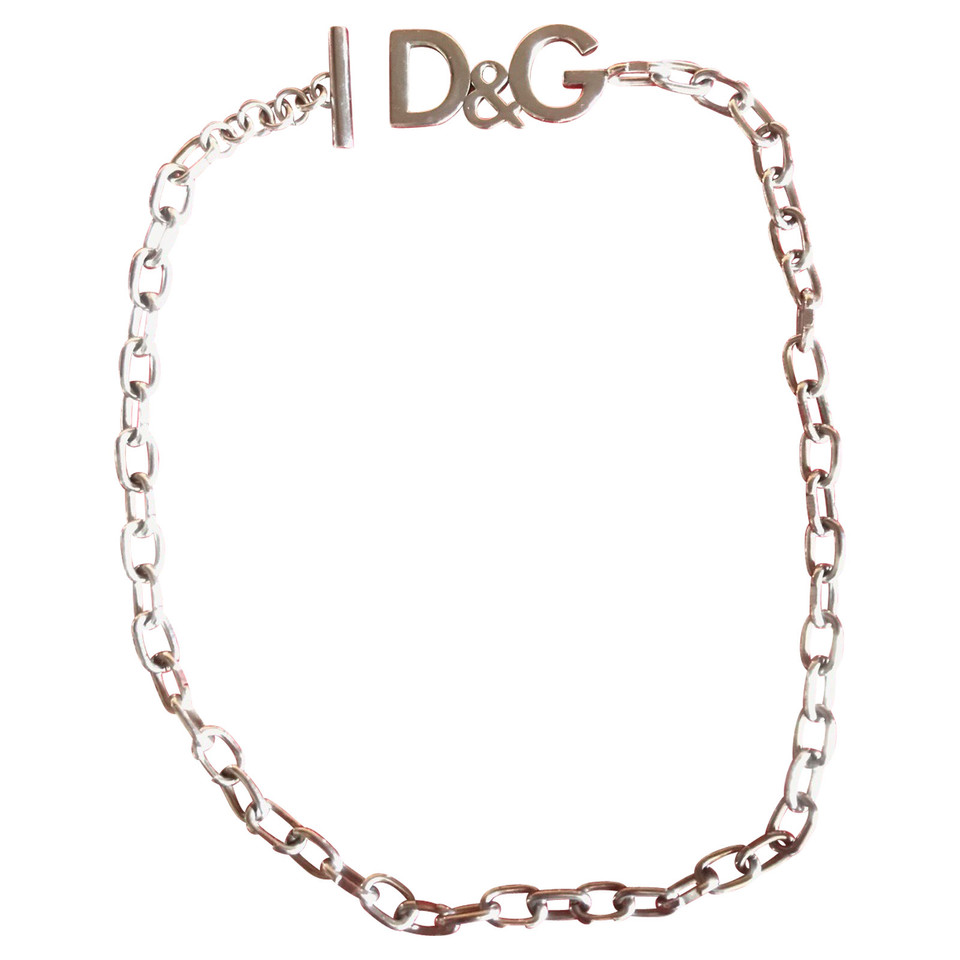 Dolce & Gabbana Silberfarbene Kette