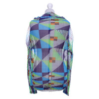 Issey Miyake Chemisier à motifs en multicolore