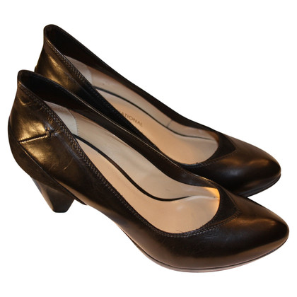 Costume National Pumps/Peeptoes Leather in Black
