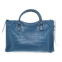 Balenciaga "Classic Ville Bag" en Bleu Marine