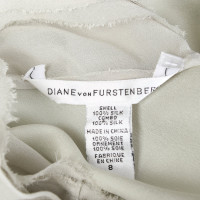 Diane Von Furstenberg Oberteil aus Seide in Grau