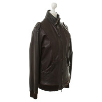 Giorgio Brato Leather jacket in Brown 