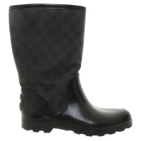 Gucci Rubber boots with Guccissima pattern