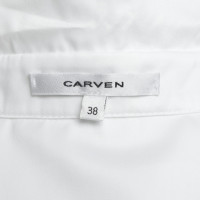 Carven Semitransparent blouse in white