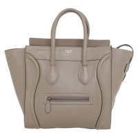 Céline Luggage Mini Leather in Taupe