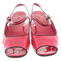 Prada Sandals pink patent leather