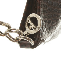 Longchamp clutch met ketting