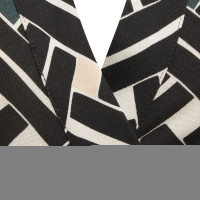 Diane Von Furstenberg Zijden wikkeljurk met patroon