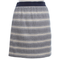 Stefanel skirt with stripe pattern