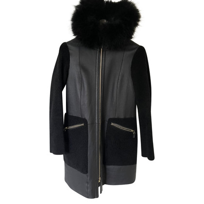 Windsor Jacket/Coat Leather in Black