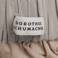 Dorothee Schumacher Jupe en soie gris clair