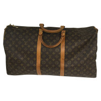 Louis Vuitton Keepall 60 aus Canvas in Braun