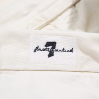 7 For All Mankind Paire de Pantalon en Blanc