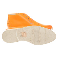 Marithé Et Francois Girbaud Chaussures à lacets en Cuir en Orange