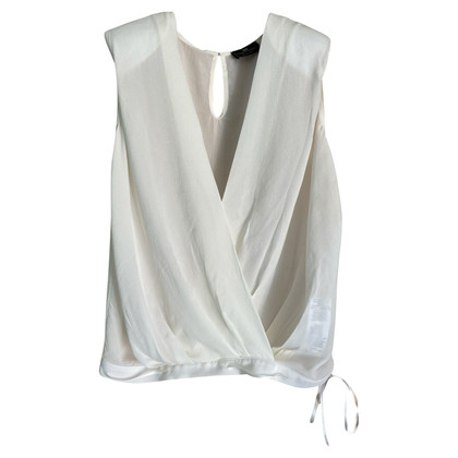 Elisabetta Franchi Top Silk in White
