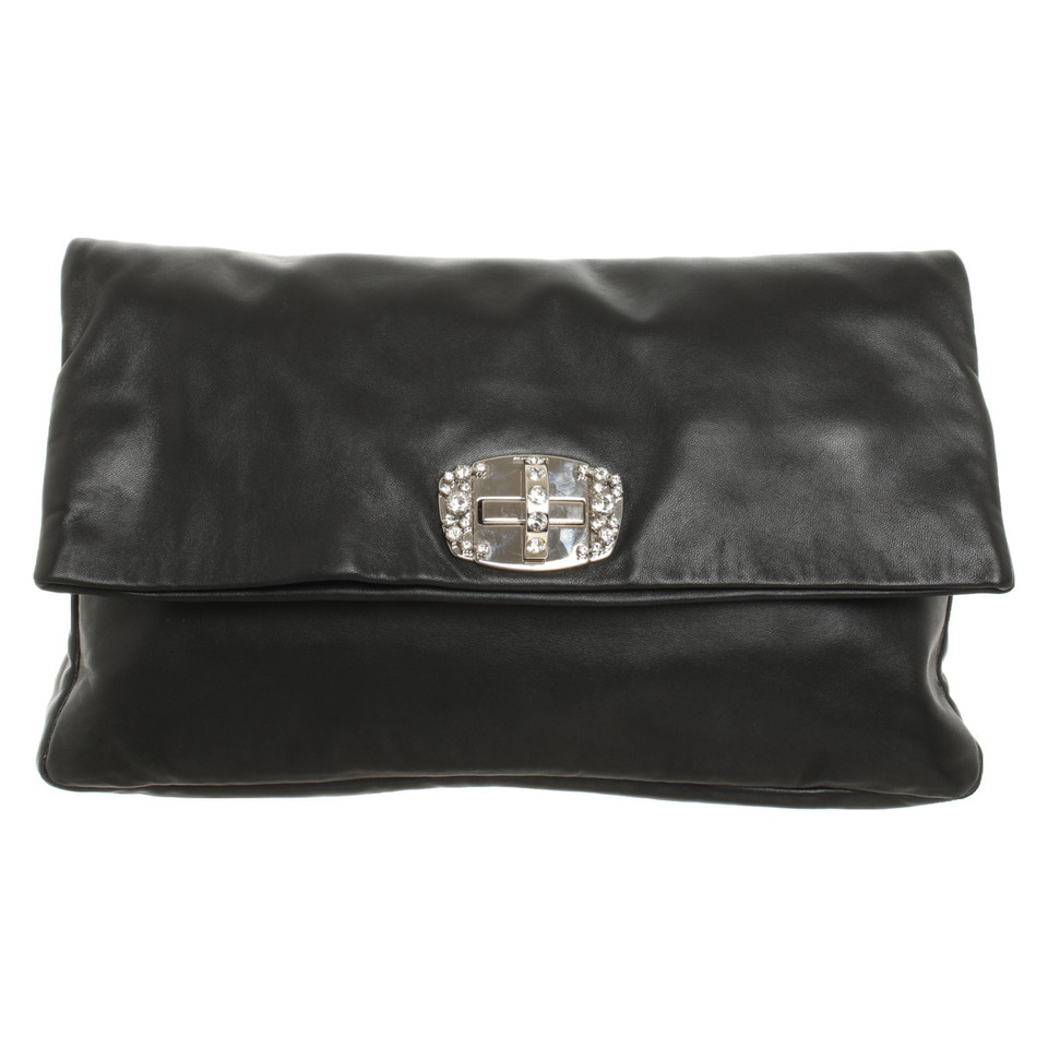 Miu Miu Shoulder bag Leather in Black