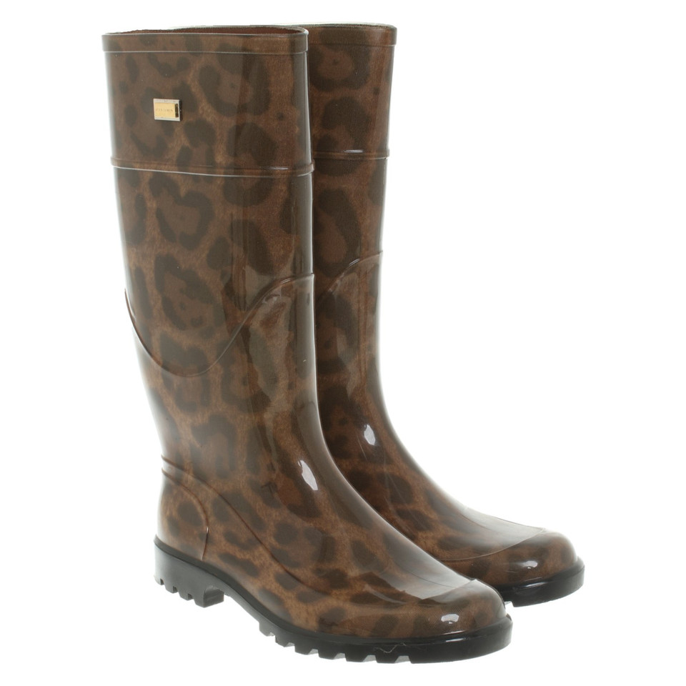 Dolce & Gabbana Wellies with pattern