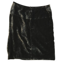 D. Exterior Velvet skirt in grey