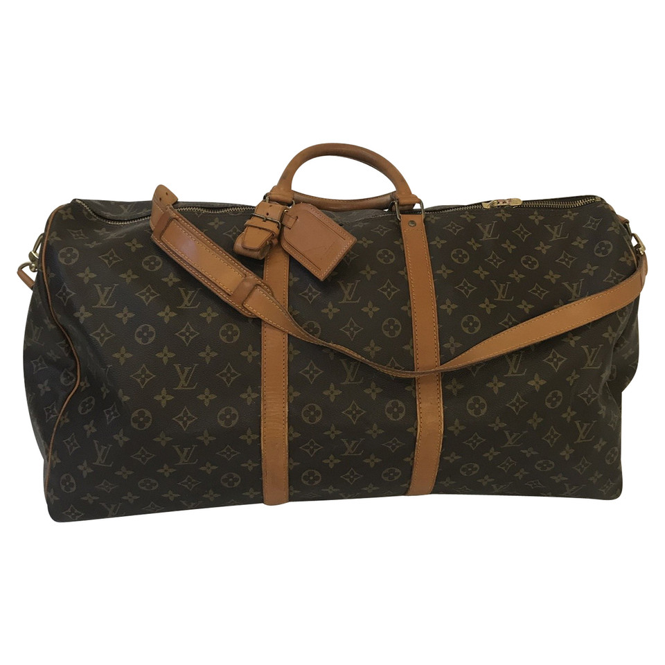 Louis Vuitton Keepall 60 aus Canvas in Braun