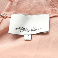 Phillip Lim Top en Soie en Rose/pink