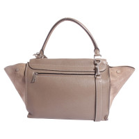 Céline Umhängetasche aus Leder in Taupe