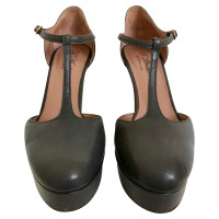 L'autre Chose Pumps/Peeptoes Leather in Grey