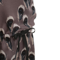 Set Silk dress with pattern