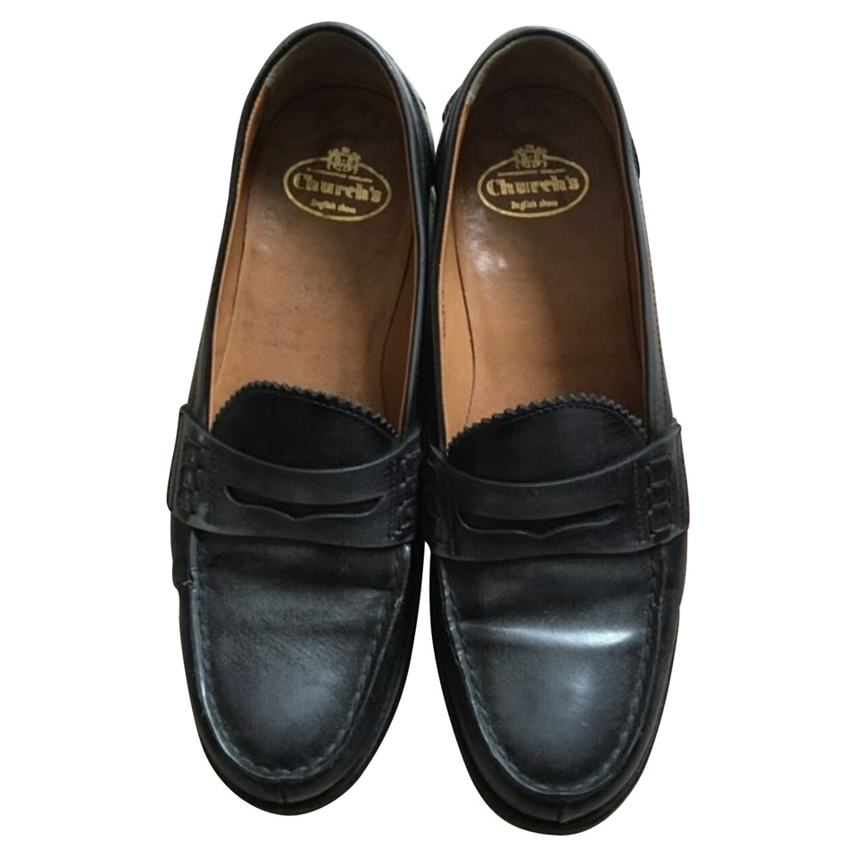 Church's Slippers/Ballerinas Patent leather in Grey