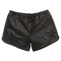 Karl Lagerfeld Leather shorts in black