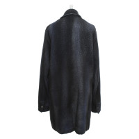 Avant Toi Coat in blue / black