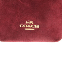 Coach Leather handbag in Bordeaux