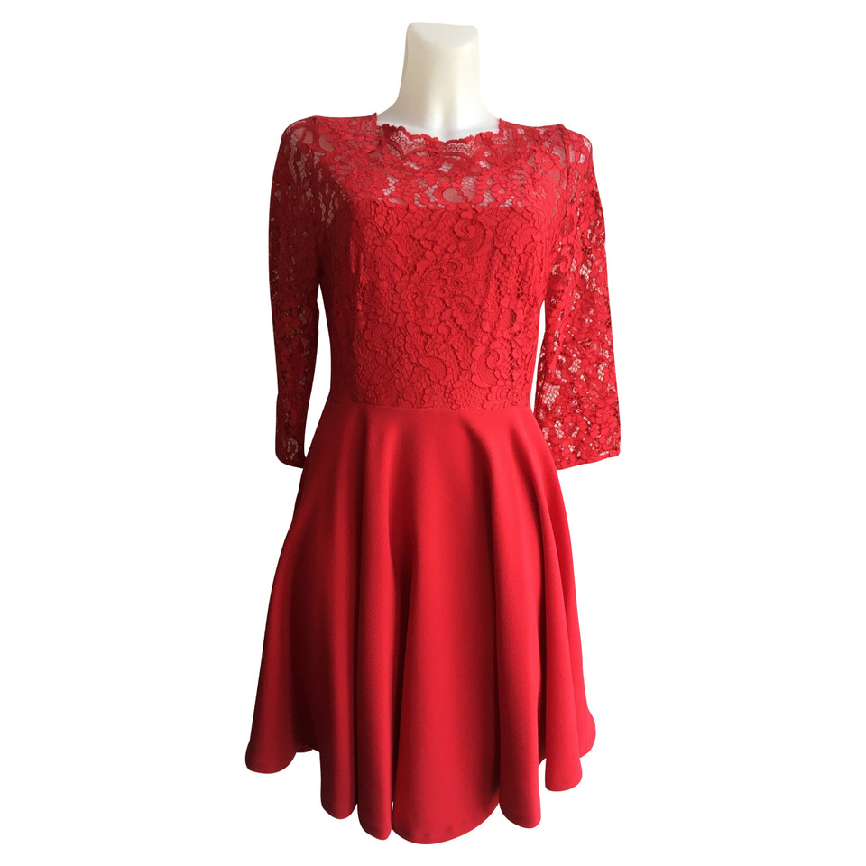 Claudie Pierlot Red lace dress 